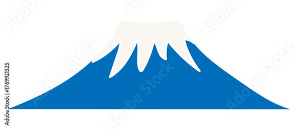 Fototapeta 富士山のイラスト素材