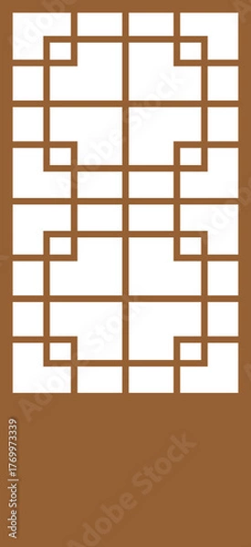 Fototapeta 전통 창호 문