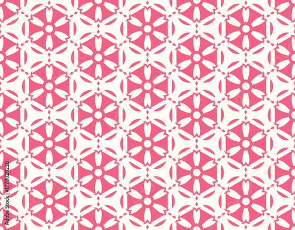 Obraz Seamless Geometric Pattern Design With Abstract Ornamental Shape