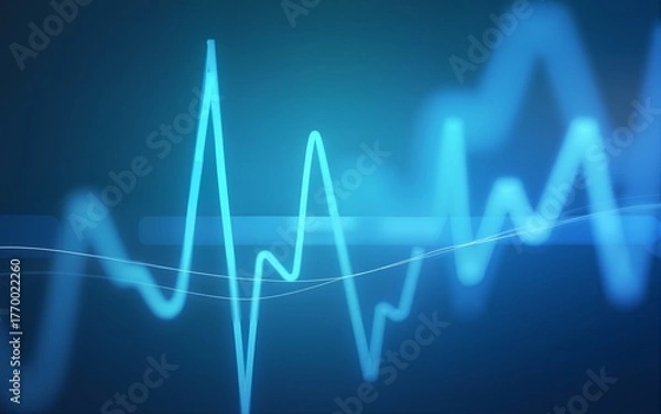 Obraz abstract vector medical template background. High quality