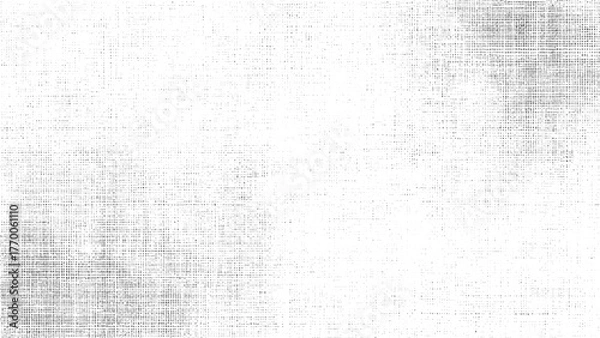 Fototapeta textured background composed of scattered gray dots on white surface.