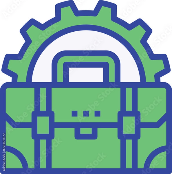 Fototapeta Abstract geometric pattern with vibrant color gradients and textures