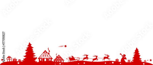 Obraz Weihnachten Landschaft