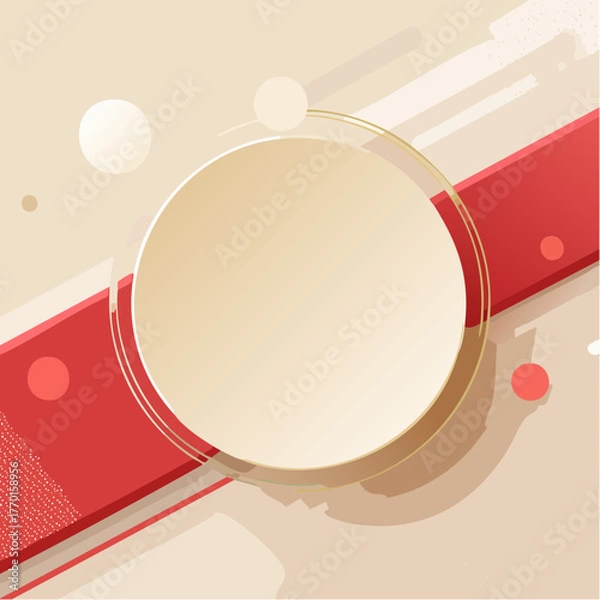 Obraz Modern Advertising Template with Text Area