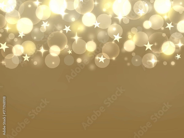 Obraz キラキラ輝く光のラグジュアリーな背景素材