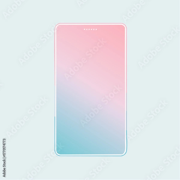 Obraz Soft Frame Social Media Story Template Vector