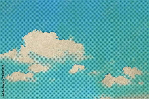 Fototapeta retro sky pattern