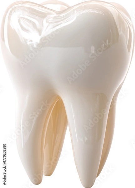 Obraz Tooth isolated on transparent background