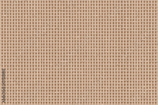 Obraz Warp weft textile appearance vector tonal illustration grid balanced textured pattern