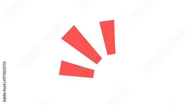 Obraz びっくり（背景透過）のイラスト