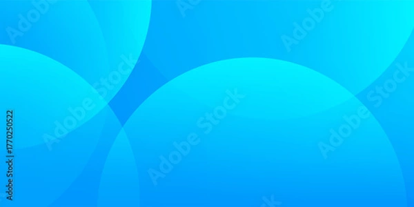 Fototapeta Abstract background blue with dynamic circle shape elements. Trendy and modern geometric gradient background. Vector Illustration