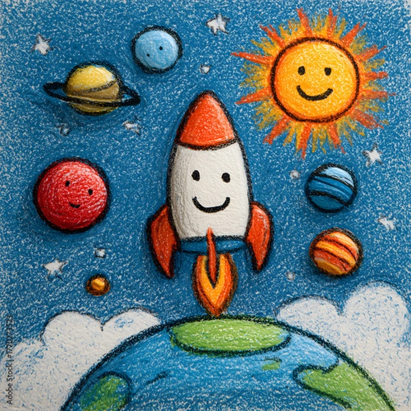 Fototapeta Rocket Fun