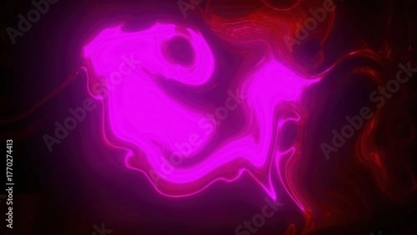 Obraz Abstract turbulent energy. Computer generated 3d render