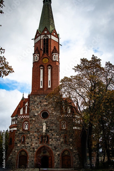 Obraz The Church of St. George (Kościół św. Jerzego) in Sopot, Poland