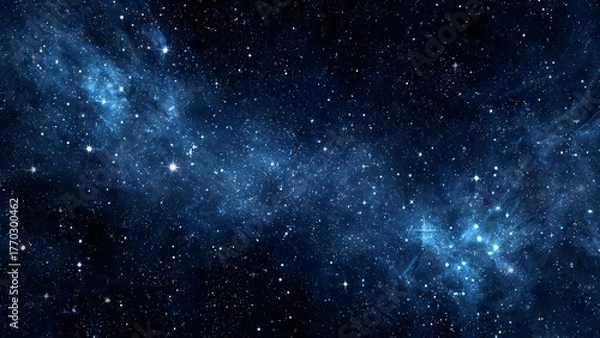 Obraz Deep space nebula with countless bright stars and cosmic dust clouds Cosmos