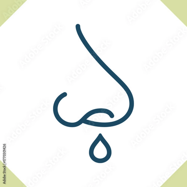 Fototapeta Nose Icon