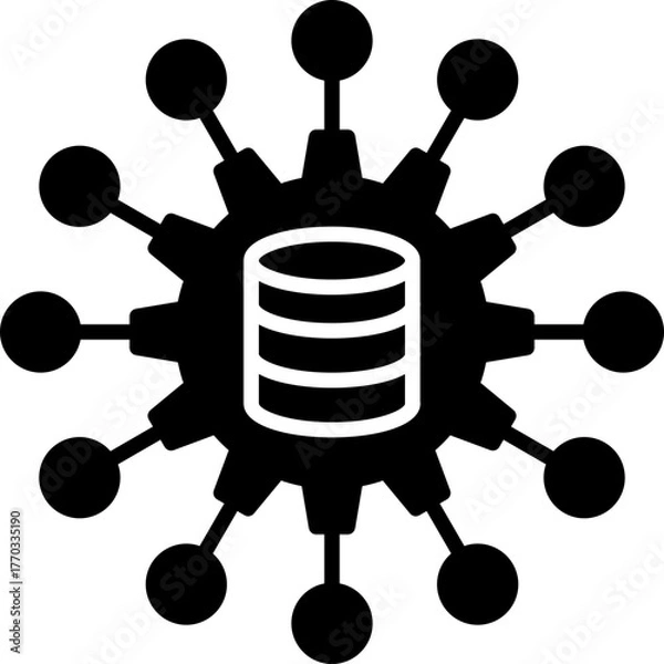 Obraz Dataset Icon Vector Element