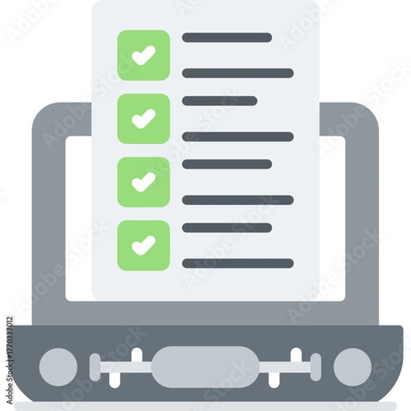 Obraz Online Survey Icon Vector Element