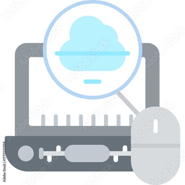 Obraz Cloud Icon Vector Element