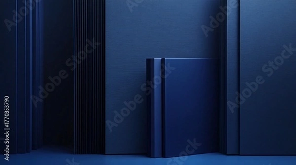 Obraz Professional Office Folders on White Background