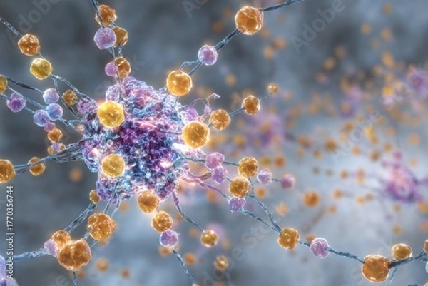 Fototapeta Norepinephrine release in the locus coeruleus during stress.