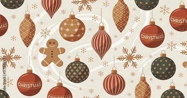 Fototapeta seamless easter pattern