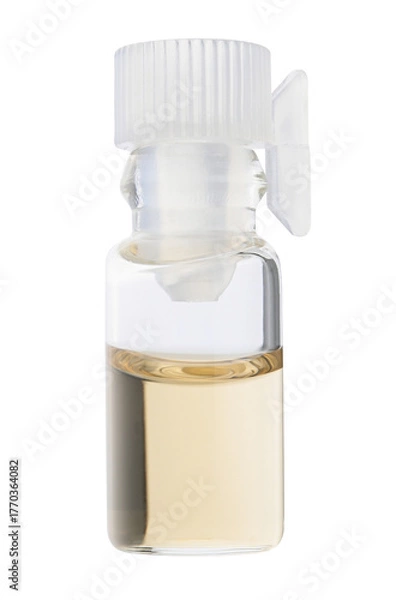 Fototapeta Perfume sampler isolated on a transparent background. Completely in focus. PNG.