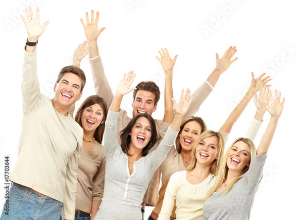 Fototapeta Happy people