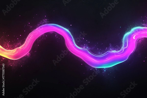 Obraz abstract glowing background