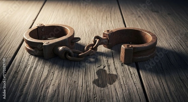 Obraz Creative photo highlighting freedom and justice message