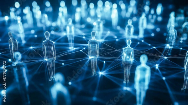 Obraz A professional team implementing customer managed relationship (CMR) strategies, highlighting teamwork, partnership, and collaboration to strengthen client relationships and drive business success