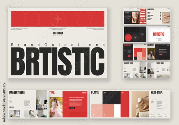 Obraz Brand Guideline Brochure Template