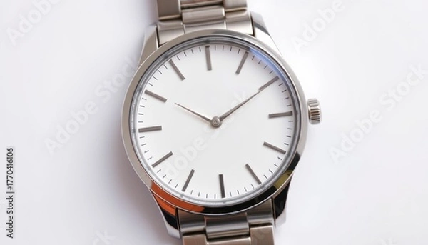 Obraz Classic Silver Wristwatch