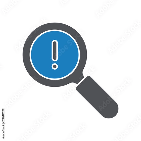 Fototapeta Error Detection Vector Icon which can easily modify or edit