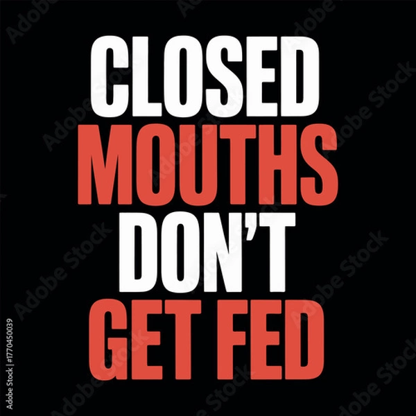 Fototapeta Motivational typography vector t-shirt design print