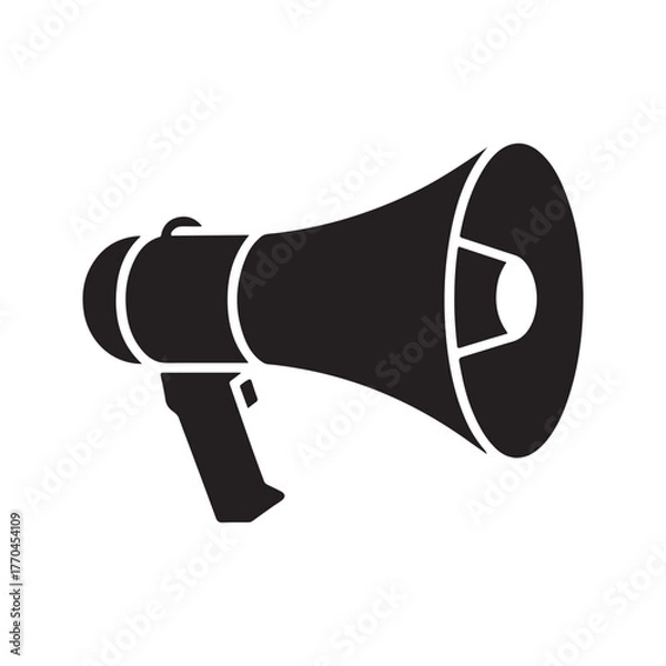 Fototapeta Megaphone Loudspeaker Communication Symbol Icon