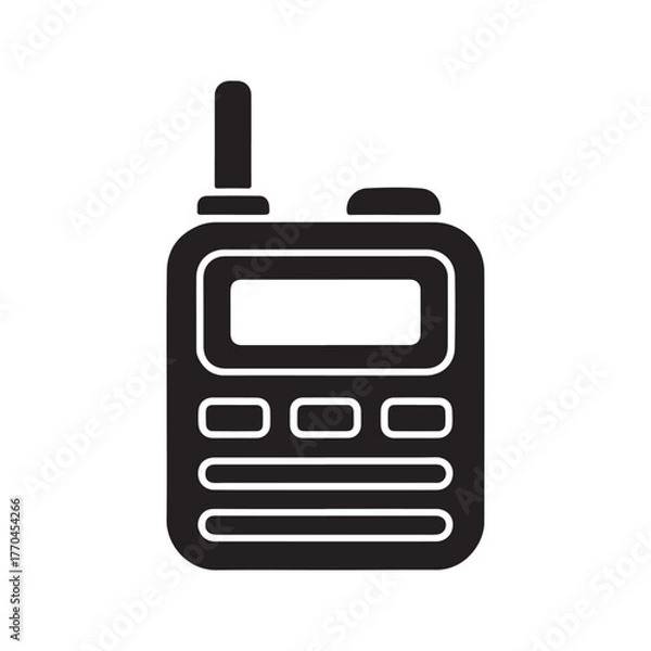 Fototapeta Pager Beeper Wireless Alert Notification Icon