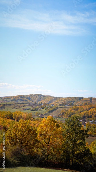 Obraz autumn landscape in the mountains