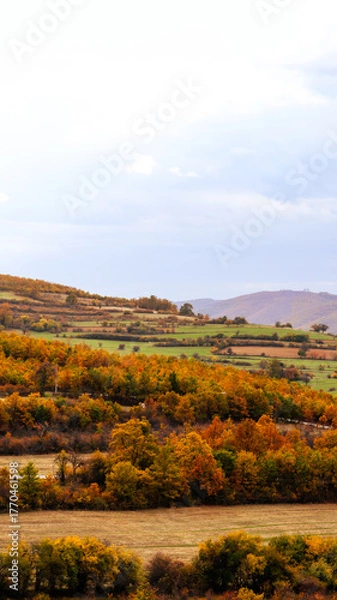 Obraz autumn landscape in mountains