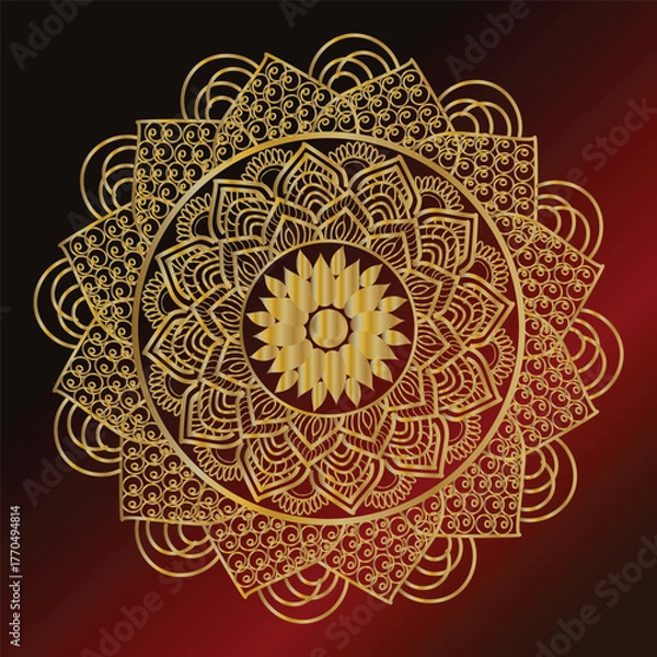 Fototapeta ornamental round ornament