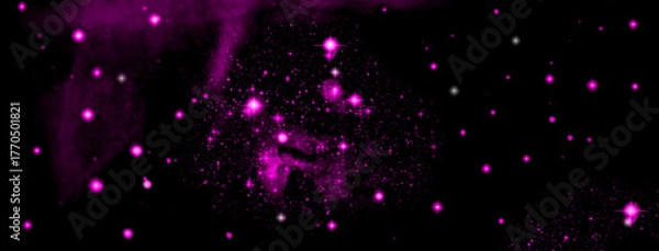 Obraz galaxy in a free space.