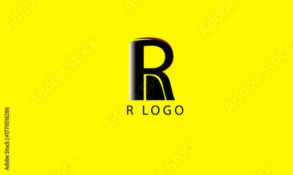 Obraz Modern r logo design, R monogram