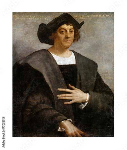 Obraz Portret Krzysztofa Kolumba