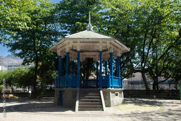 Fototapeta Bandstand in a square in Rio de Janeiro, Brazil