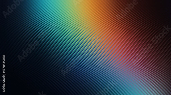 Fototapeta Striking gradient background with diagonal lines creating a textured effect, ideal for bold and impactful designs