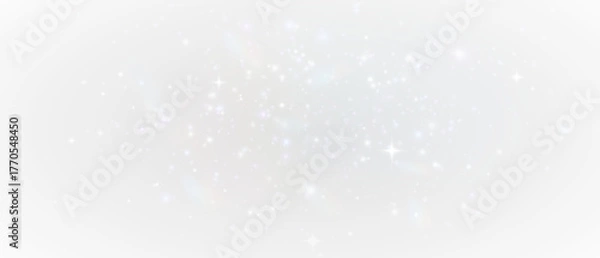 Fototapeta Abstract glowing golden light rays with soft sparkle effect. Bright glitter illumination and shine overlay on transparent background for luxury festive design.