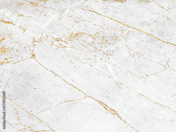 Fototapeta White gold marble texture pattern background with high resolution design for cover book or brochure, poster, wallpaper background or realistic business