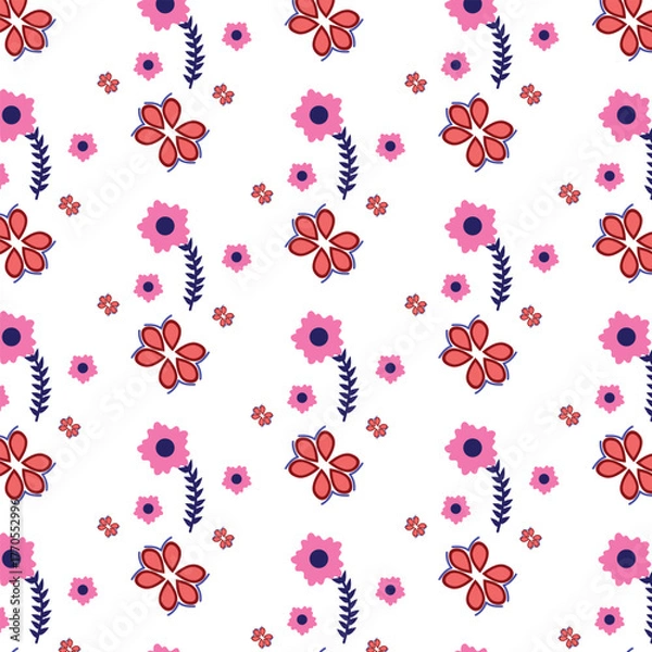 Obraz seamless pattern with flowers