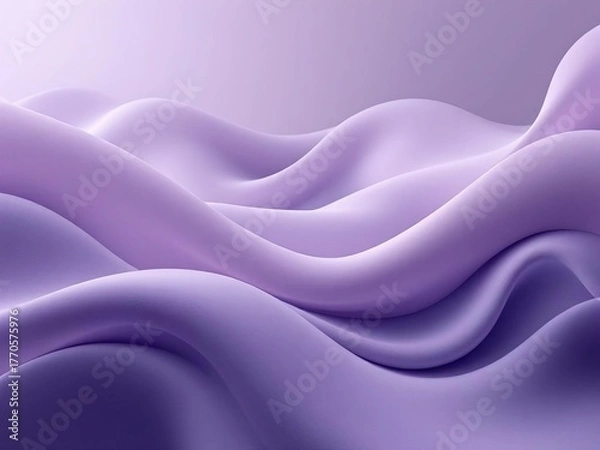 Obraz Soft Lavender Waves Abstract Background
