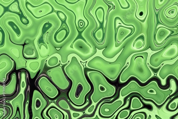 Obraz Muster in Grün 1